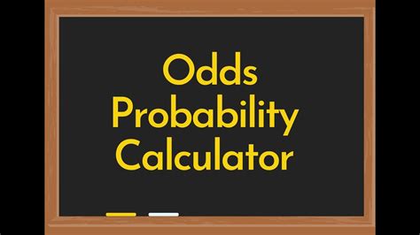 oddsmaker calculator|odds to probability calculator.